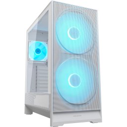 COUGAR AIRFACE 180 PC Case, Mid Tower, White