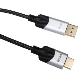 Кабел VCom Display Port M / HDMI M - 4K 60Hz - 1.8m