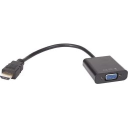 VCom Адаптер Adapter HDMI M to VGA F - CG591-B-0.15m