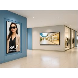 VIEWSONIC ViewBoard LED large format display 75inch 3840x2160 500 nits Android 14 24/7 USB-C 4/32GB 2x10W speakers landscape