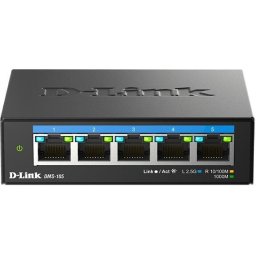 Суич D-Link DMS-105/E, 5 портов 2.5G Multi-Gigabit