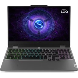 Лаптоп Lenovo LOQ 15IRX9 - 15.6" FHD 144Hz, Intel Core i5-13450HX, GeForce RTX 3050, 16GB RAM