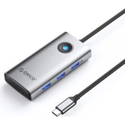 Orico докинг станция Docking Station Type-C - PW11-6P25R-GY-BP