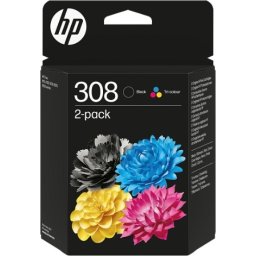 Консуматив HP 308 Black/Tri-Color Original Ink Cartridge Combo 2-Pack