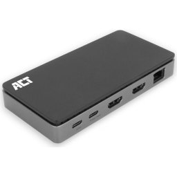 ACT Докинг станция USB-C, 4K, HDMI, Ethernet
