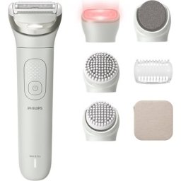 PHILIPS Beauty Set Series 9900 SkinLed technology shaving head exfolashion brush facial cleansing brush