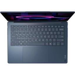 Лаптоп Lenovo Yoga 9 2-in-1 - Intel Core Ultra 7 355, 14" 2.8K OLED Touch, 32GB DDR5, 1TB SSD, Windows 11, Cosmic Blue