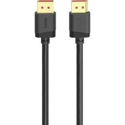 HAMA Кабел DisplayPort, DP 2.1, Ultra-HD 8K, 40 Gbit/s, 2 м