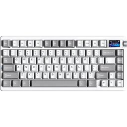 Aula геймърска механична клавиатура NOVA 75 - Star Vector Switch White