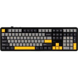Aula геймърска механична клавиатура F108 - Volcanic Switch, Black/Gray