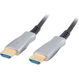 Кабел Lanberg HDMI M/M v2.0 cable 20m optical black aoc