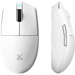 MCHOSE професионална геймърска мишка G3 V2 White - Wireless Gaming Mouse - 1K, Omron Mechanical