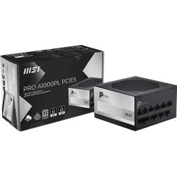 MSI PRO A1000PL PCIE5, 1000W Platinum