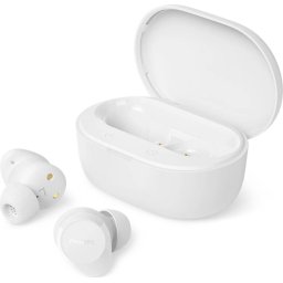 Philips TAT1300WT - Безжични слушалки за поставяне в ухото с микрофон, бели