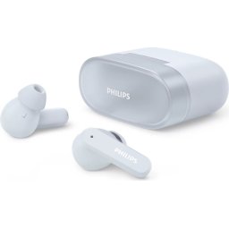 Philips TAT2000BL - Безжични слушалки за поставяне в ухото с микрофон, сини