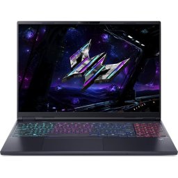 Лаптоп Acer PHN16S-I51-99T8 - Intel Core Ultra 9 386H, 16" WQXGA OLED 165Hz, GeForce RTX 5060, 16GB RAM, Windows 11
