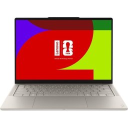 Лаптоп Lenovo Yoga Slim 7 - Intel Core Ultra 7 355, 14" 2.8K OLED Touch 120Hz, 32GB RAM, 2TB SSD, Windows 11, Seashell