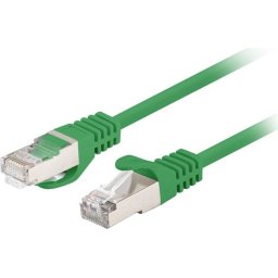 Кабел Lanberg patch cord CAT.6 FTP 0.25m, Fluke Passed, green (10-pack)