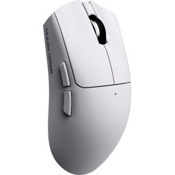 Madlions професионална геймърска мишка Wireless Gaming Mouse M3 Pro - 1K, Mad Catz Custom Sensor, White