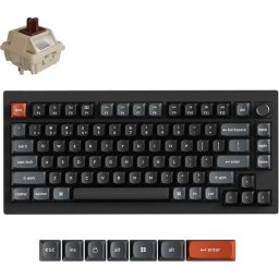 Безжична механичка клавиатура Keychron V1 Ultra 8K - Silk POM Switch Brown