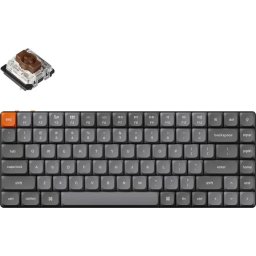 Безжична механична клавиатура Keychron K3 MAX Black QMK/VIA - Brown Switch
