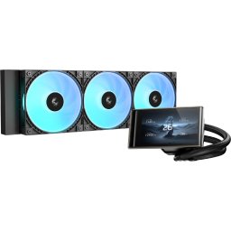 DeepCool водно охлаждане Water Cooling LT360 VISION ARGB - 4.5 inch IPS LCD screen - LGA1851/AM5