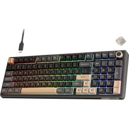 ROYAL KLUDGE RK R98Pro Phantom Gaming Keyboard Cream switch