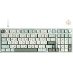 ROYAL KLUDGE RK R98Pro Sky Cyan Gaming Keyboard Cream switch