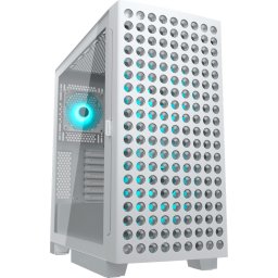 COUGAR AIRFACE ECO RGB PC Case, Mid Tower, White