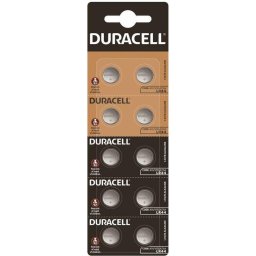 Бутонна алкална батерия Duracell LR44 /AG13/ 1,55V - 1 бр.