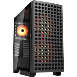 COUGAR AIRFACE ECO RGB PC Case, Mid Tower, Black