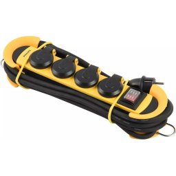 Удължител за защита от пренапрежение Phililps SPN5140YC - 4 изхода