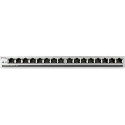 Комутатор ZyXEL GS1100-16ES Slimline Unmanaged + 16 port Gigabit - Unmanaged + Switch