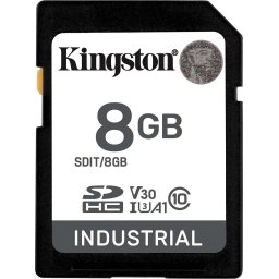 Карта памет Kingston SDHC Industrial 8GB V30 A1