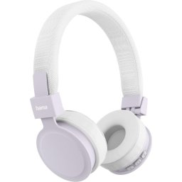 HAMA Слушалки с микрофон "Freedom Lit III" Bluetooth, On-Ear, бял