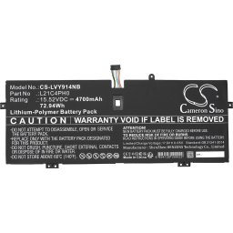 Батерия за лаптоп LENOVO Yoga 9 14IAP7 L21B4PH0 LiPo 15.52V 4700mAh CAMERON SINO