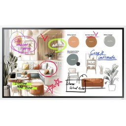 SAMSUNG FLIP 5 PRO WM65FX 65inch Tactile Infrared 20p UHD 3840x2160 16:9 350 without glass 16/7 from the mate
