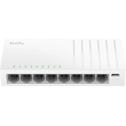 Комутатор Cudy FS108D 8-Port 10/100 Mbps Desktop Switch, 8 10/100M RJ45 Ports, Desktop Plastic Case