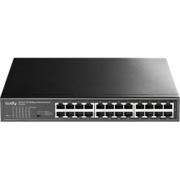 Комутатор Cudy FS1024 24-Port 10/100 Mbps Metal Switch, 24 10/100 Mbps RJ45 Ports, Rack-mountable Steel Case