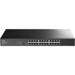 Комутатор Cudy GS1024E 24-Port Gigabit Rackmount Light Managed Switch, 24 Gigabit RJ45 Ports, 19-inch Rack-mountable Steel Case