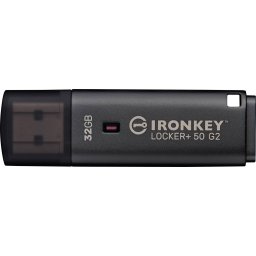 USB памет KINGSTON IronKey Locker+ 50 G2 - 32GB, XTS-AES 256-bit