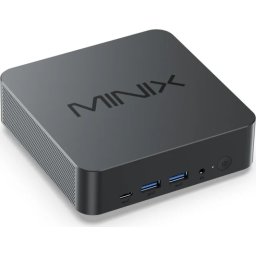 Настолен компютър MiniX NGC N512LS Intel Core i5-12600H, 16GB DDR5, 512GB SSD, Dual LAN, Dual HDMI, USB-C, Windows 11 Pro