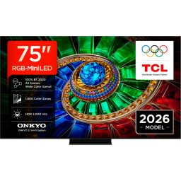 Телевизор TCL 75RM7L - 75'' 4K UHD Mini LED 144Hz