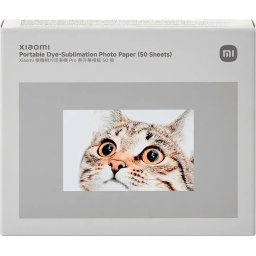 Xiaomi Portable Dye-Sublimation Photo Paper (50 Sheets)
