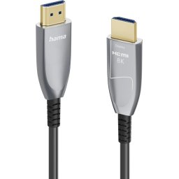HAMA Оптичен HDMI кабел, ултра високоскоростен, AOC, сертифициран, 8K, алуминий, 10 м