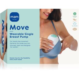 MAM Move електрическа hands-free помпа за кърма за сутиен 1 бр.