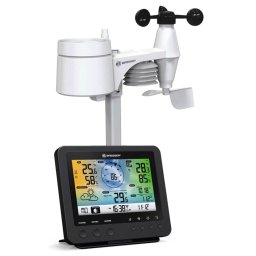 Метеорологична станция Bresser Wi-Fi 5-в-1 с цветен дисплей, черна
