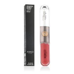 KIKO MILANO Unlimited Double Touch Liquid Lip Colour 2 x 3 ml нюанс 112 Satin Peach Rose