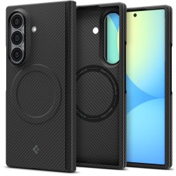 Кейс Spigen за Samsung Galaxy Z Fold 8 Ultra, Air Skin Aramid, MagSafe, Черен