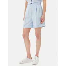 Tommy Hilfiger Шорти от плат WW0WW44767 Светлосиньо Regular Fit